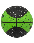 Мяч баскетбольный "Ingame Point" №7  чёрно-зелёный Чёрный-фото 5 additional image